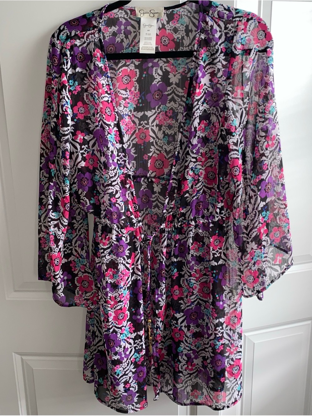 Jessica‎ Simpson 0X Beach Swimsuit Cover Up Floral
